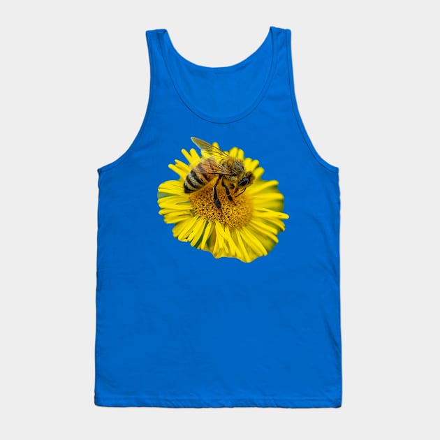 Bee Happy Tank Top by dalyndigaital2@gmail.com